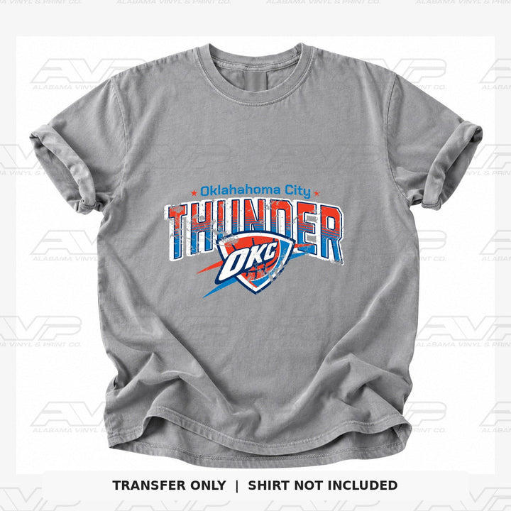 Oklahoma City Thunder logo Alabama Vinyl