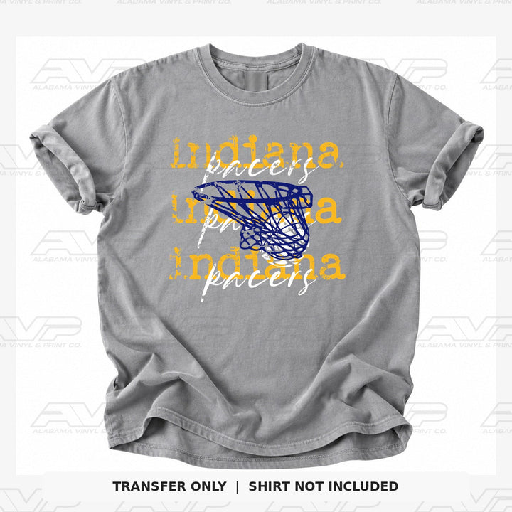 Indiana Pacers Basketball Hoop Alabama Vinyl