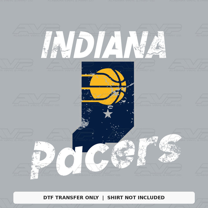 Indiana Pacers Block P Alabama Vinyl