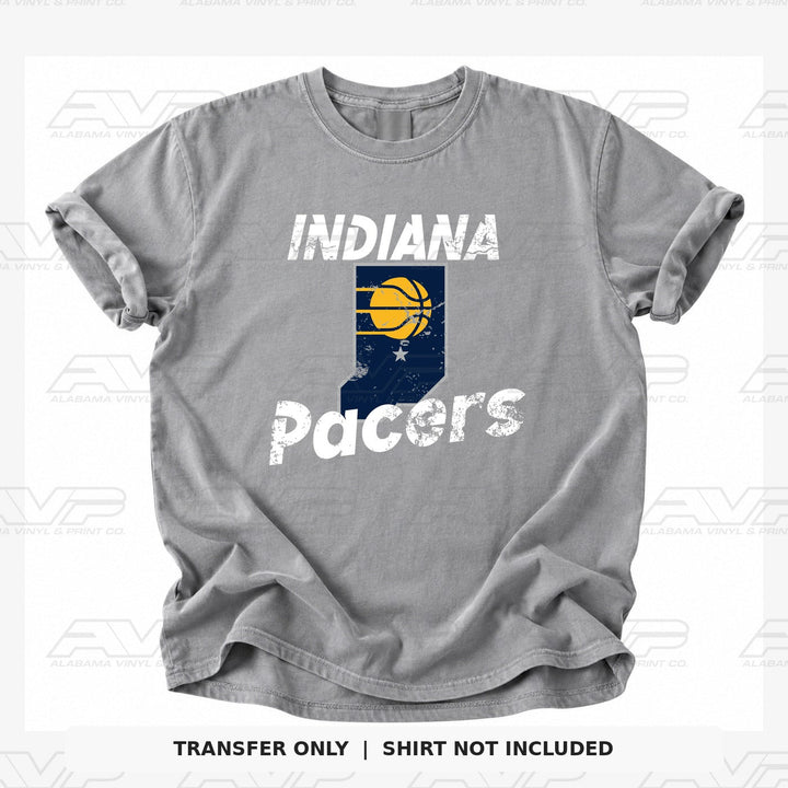 Indiana Pacers Block P Alabama Vinyl