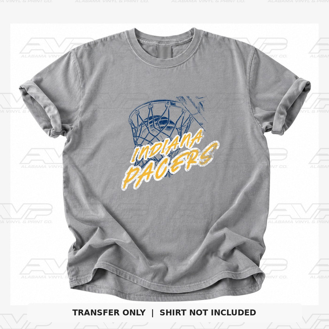 Indiana Pacers Ball in Net Alabama Vinyl