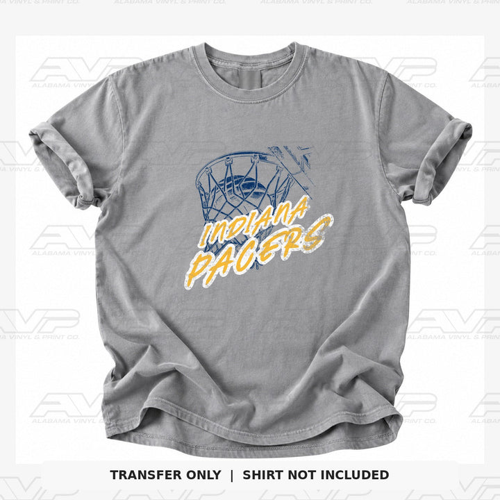 Indiana Pacers Ball in Net Alabama Vinyl