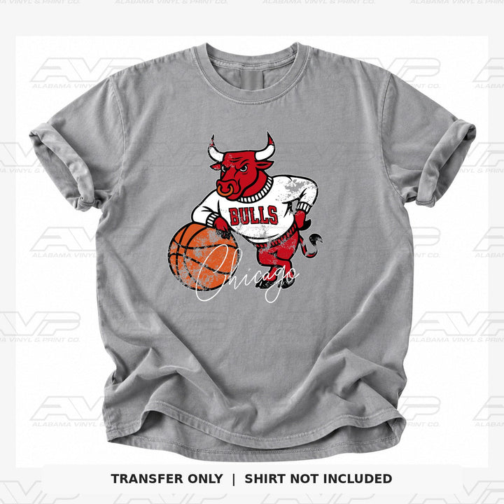 Chicago Bulls Basketball Mascot Alabama Vinyl
