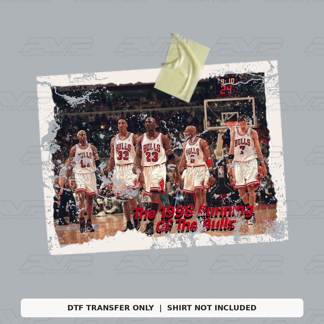 Running of the Bulls Players Alabama Vinyl