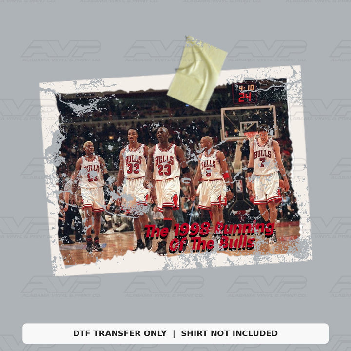 Running of the Bulls Players Alabama Vinyl