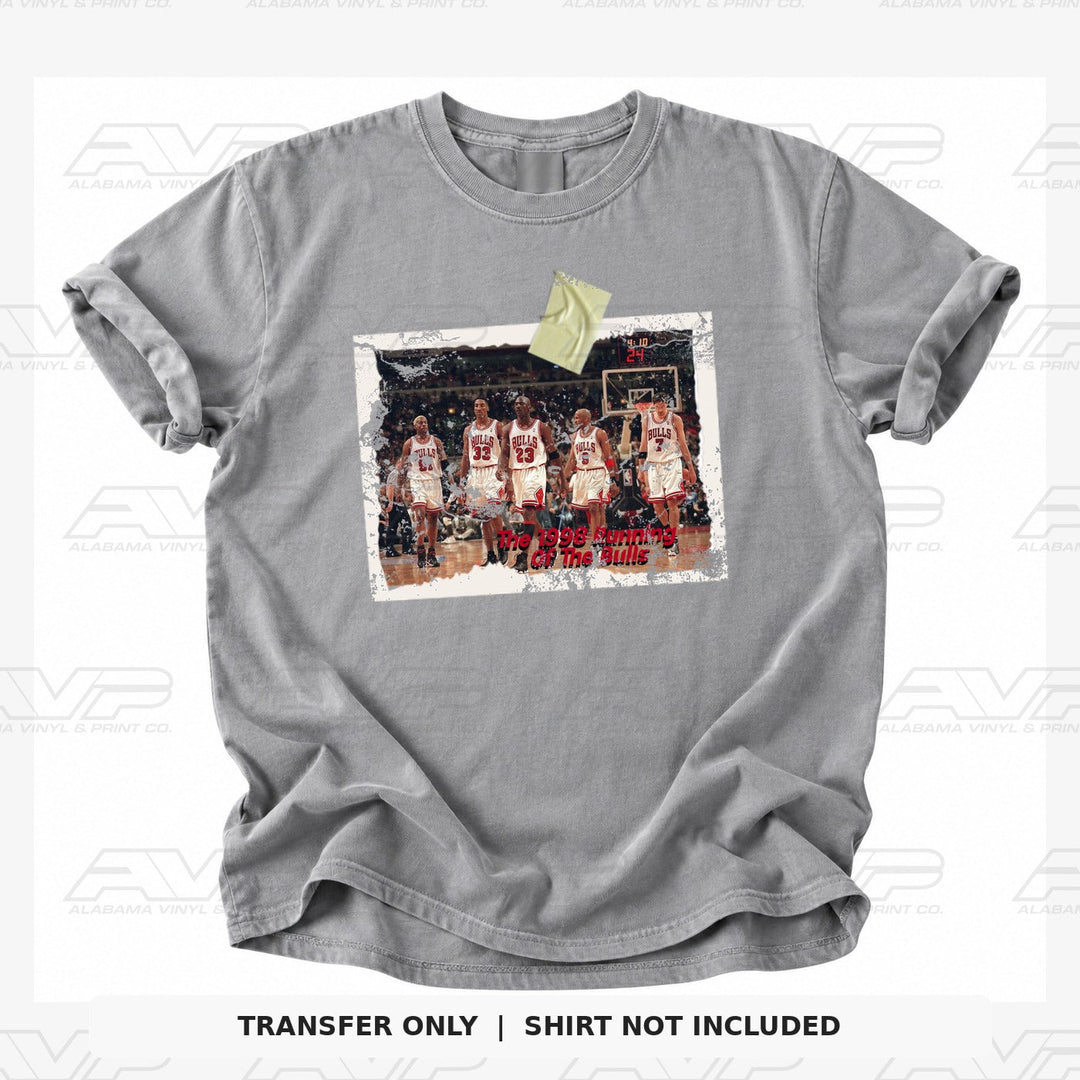 Running of the Bulls Players Alabama Vinyl