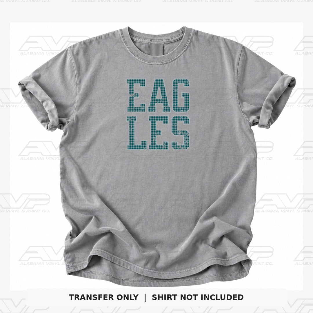 Philadelphia Eagles Gingham Alabama Vinyl & Print Co.