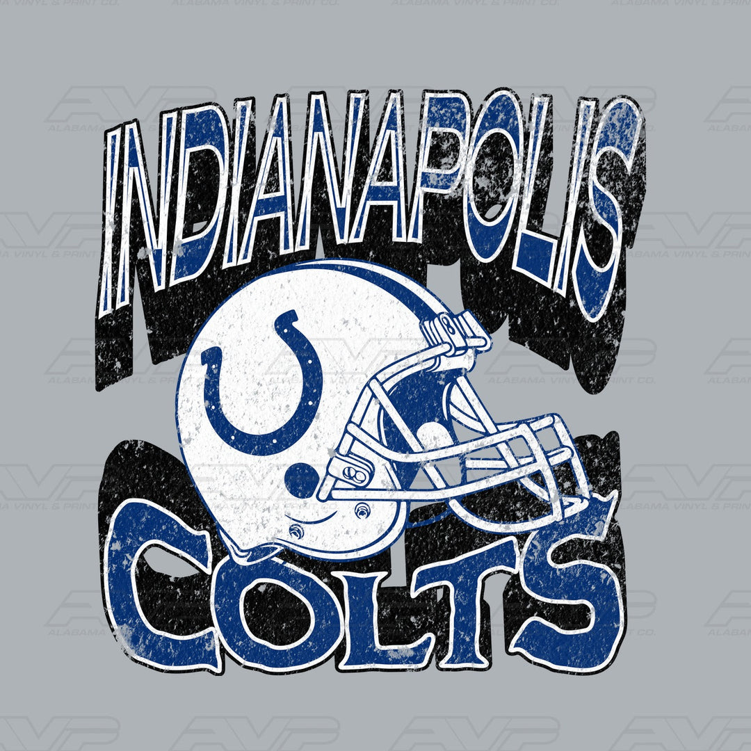 Indianapolis Colts Helmets & Heritage Alabama Vinyl & Print Co.