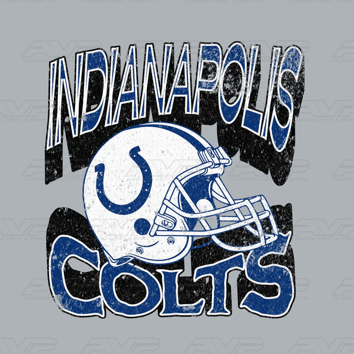 Indianapolis Colts Helmets & Heritage Alabama Vinyl & Print Co.