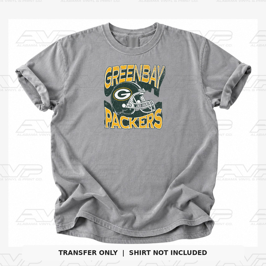 Green Bay Packers Helmets & Heritage Alabama Vinyl & Print Co.