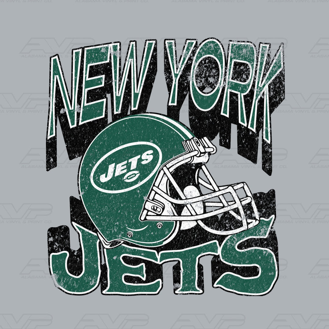 New York Jets Helmets & Heritage Alabama Vinyl & Print Co.