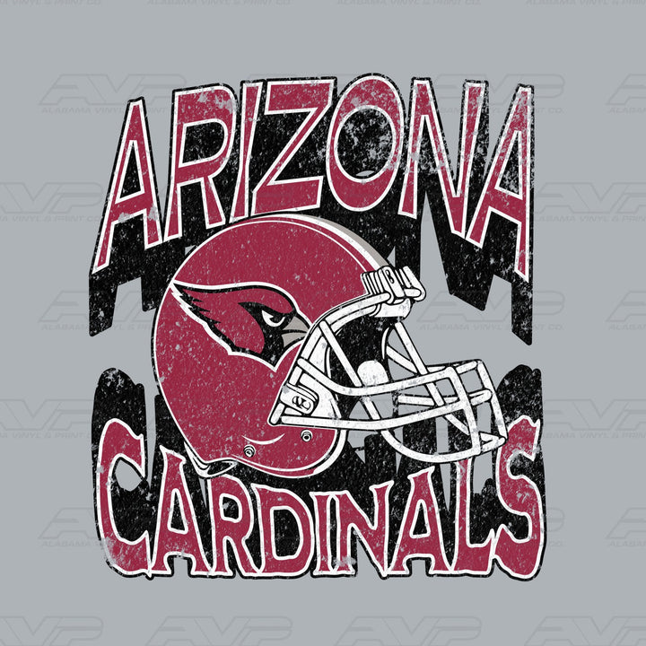 Arizona Cardinals Helmets & Heritage Alabama Vinyl & Print Co.