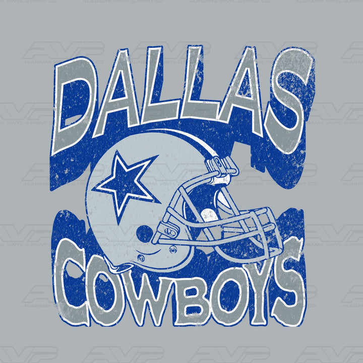 Dallas Cowboys Helmets & Heritage Alabama Vinyl & Print Co.