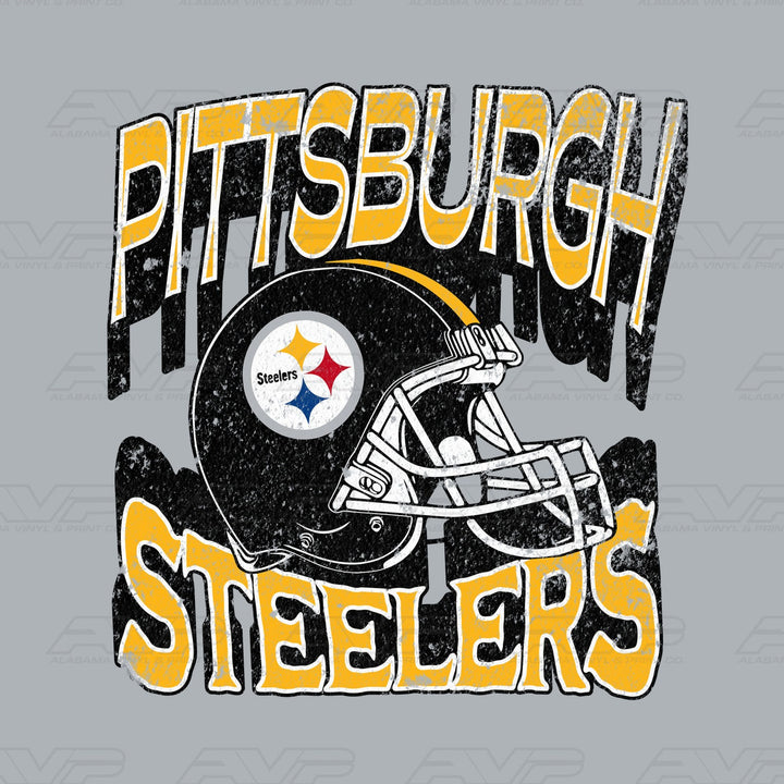 Pittsburgh Steelers Helmets & Heritage Alabama Vinyl & Print Co.