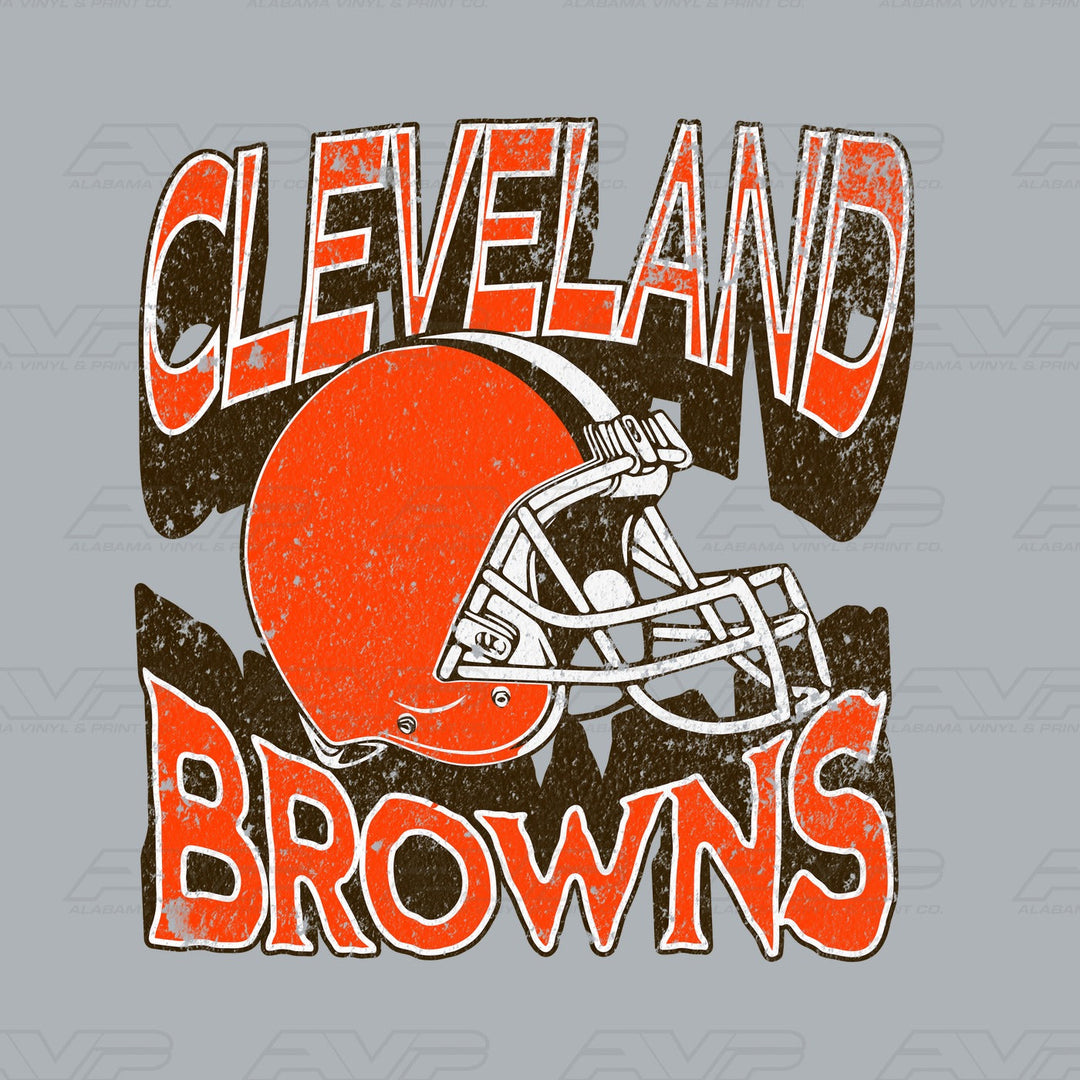 Cleveland Browns Helmets & Heritage Alabama Vinyl & Print Co.