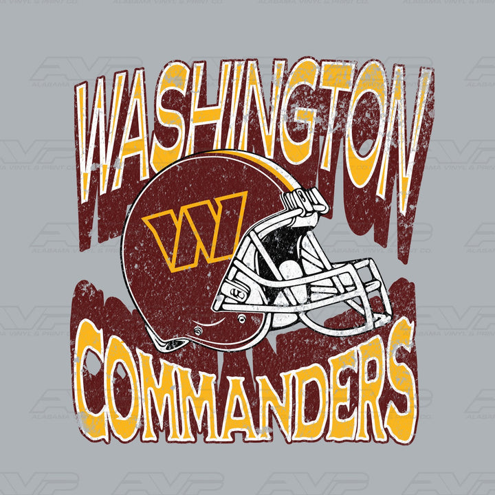 Washington Commanders Helmets & Heritage Alabama Vinyl & Print Co.