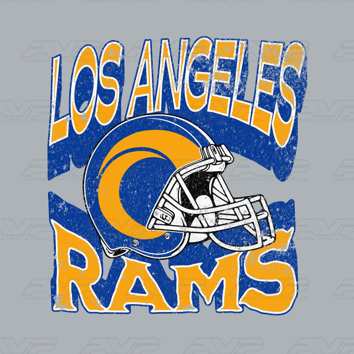Los Angeles Rams Helmets & Heritage Alabama Vinyl & Print Co.