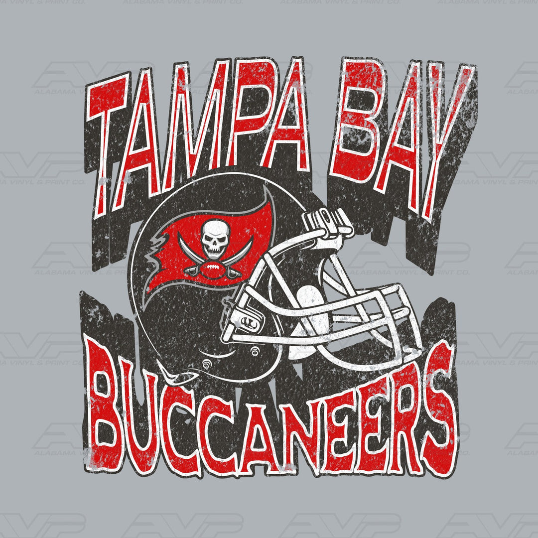 Tampa Bay Buccaneers Helmets & Heritage Alabama Vinyl & Print Co.