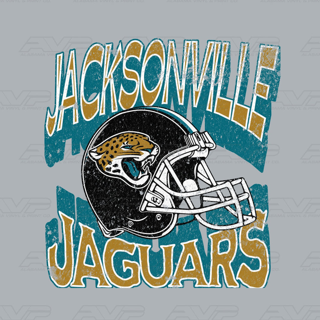 Jacksonville Jaguars Helmets & Heritage Alabama Vinyl & Print Co.