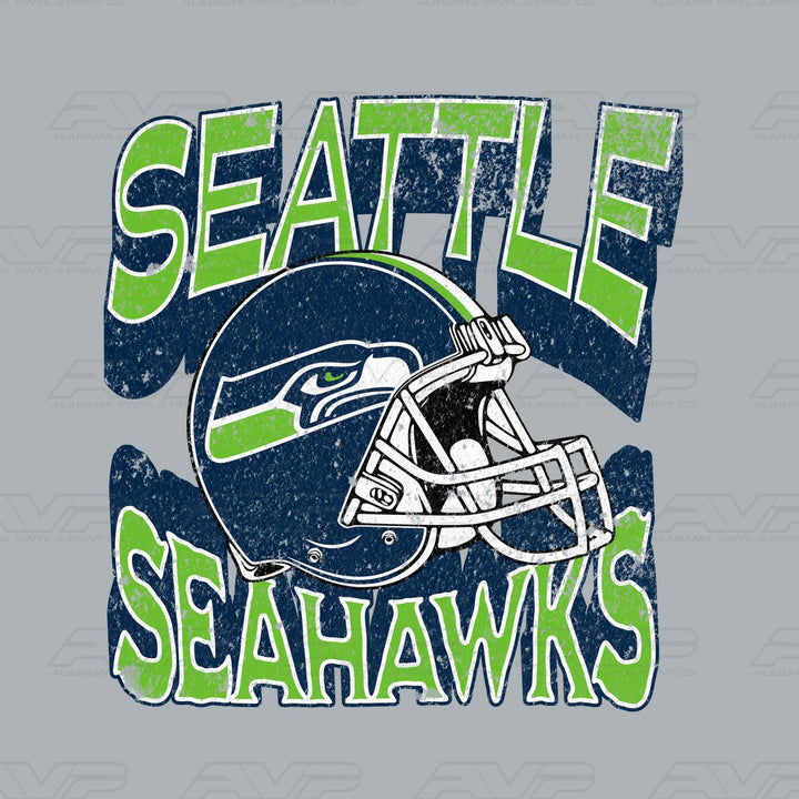 Seattle Seahawks Helmets & Heritage Alabama Vinyl & Print Co.