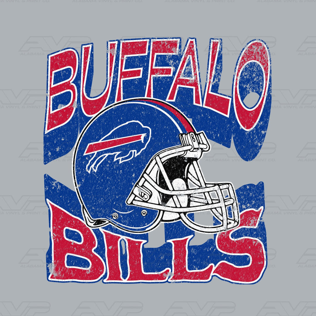 Buffalo Bills Helmets & Heritage Alabama Vinyl & Print Co.