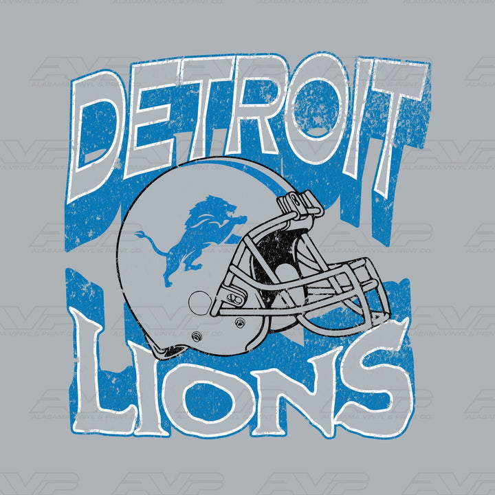 Detroit Lions Helmets & Heritage Alabama Vinyl & Print Co.