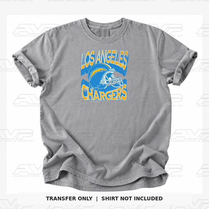 Los Angeles Chargers Helmets & Heritage Alabama Vinyl & Print Co.