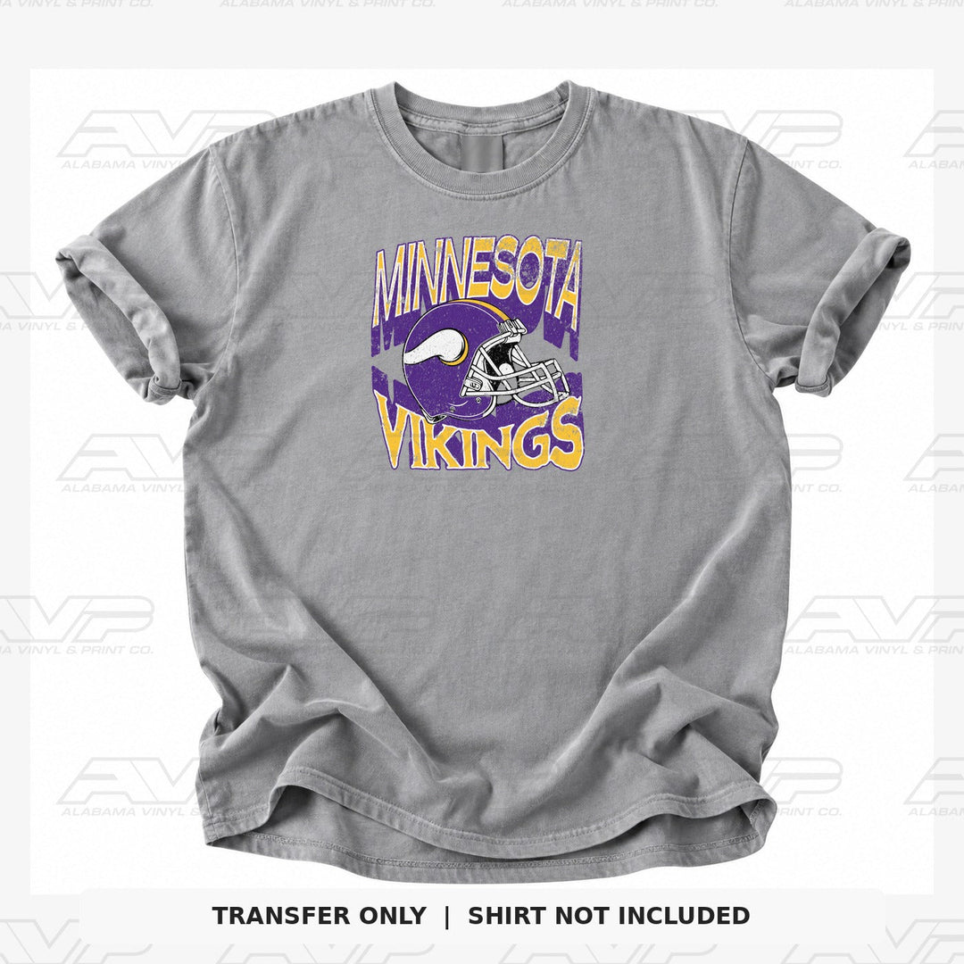 Minnesota Vikings Helmets & Heritage Alabama Vinyl & Print Co.