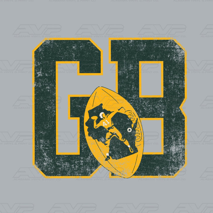 Green Bay Packers Vintage Alabama Vinyl & Print Co.