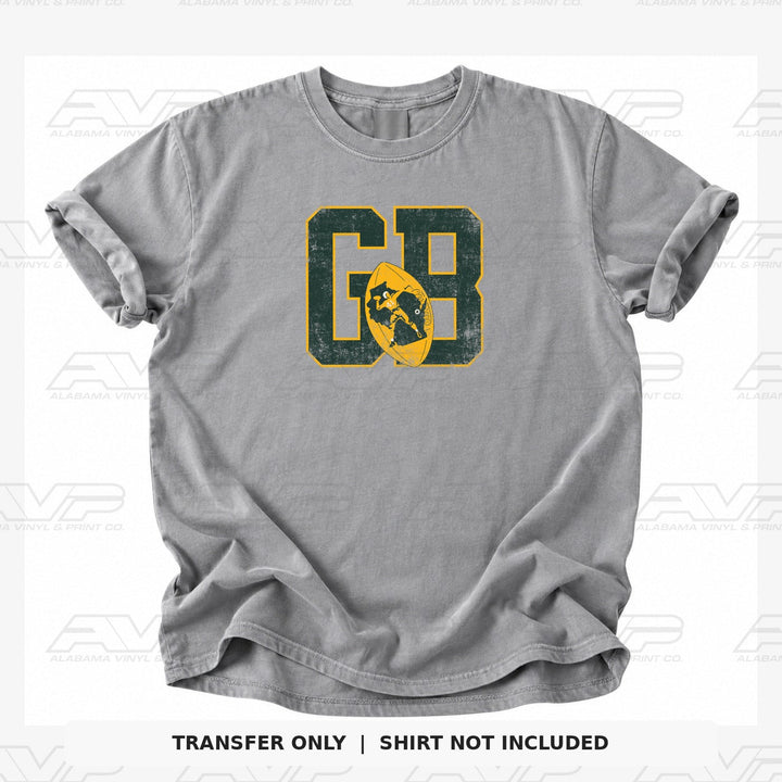 Green Bay Packers Vintage Alabama Vinyl & Print Co.