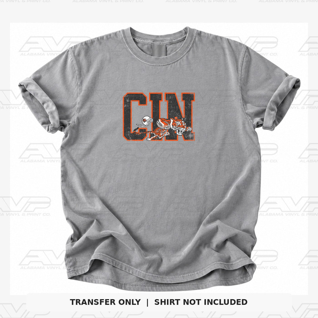 Cincinnati Bengals Vintage Alabama Vinyl & Print Co.
