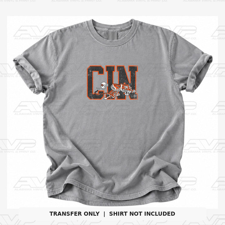Cincinnati Bengals Vintage Alabama Vinyl & Print Co.