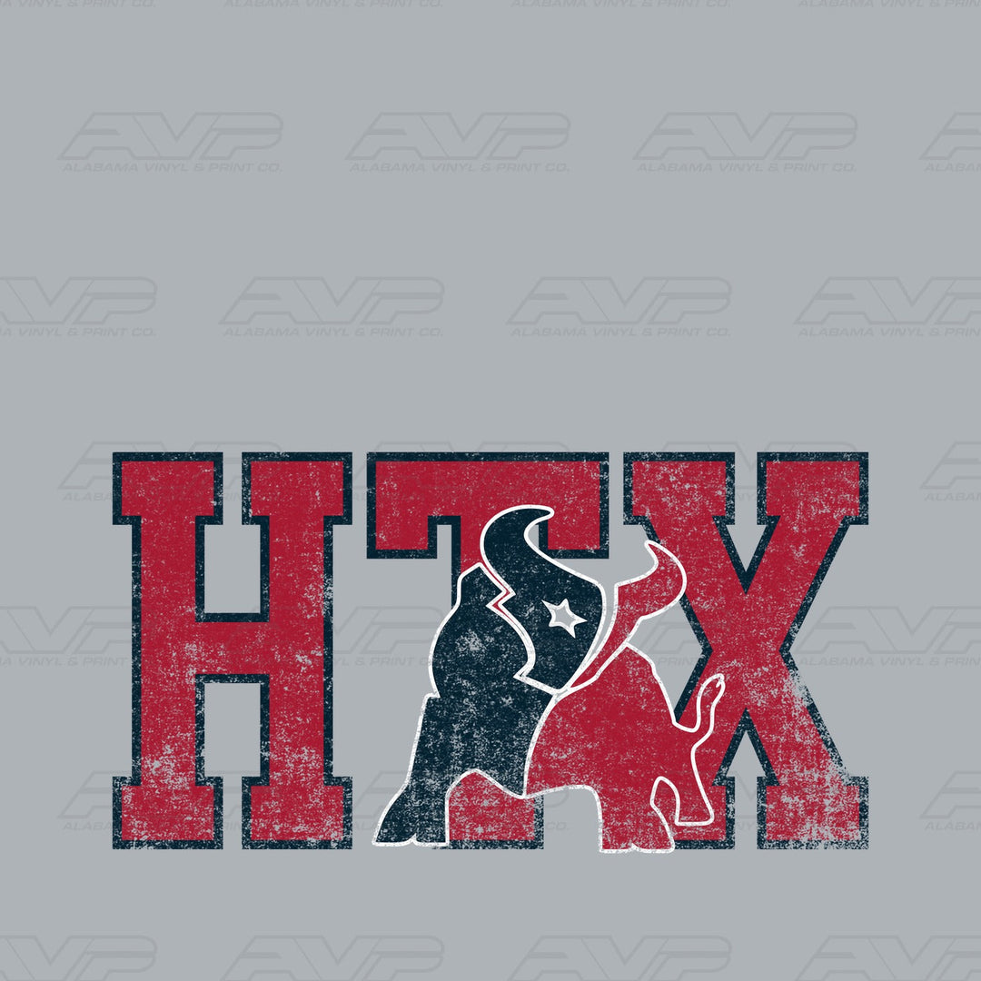Houston Texans Vintage Alabama Vinyl & Print Co.
