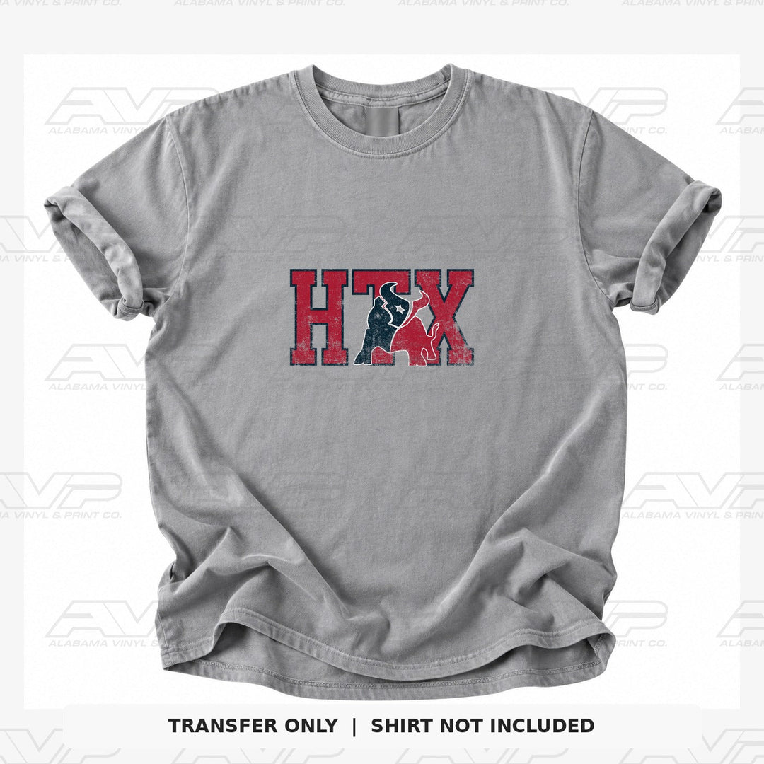Houston Texans Vintage Alabama Vinyl & Print Co.