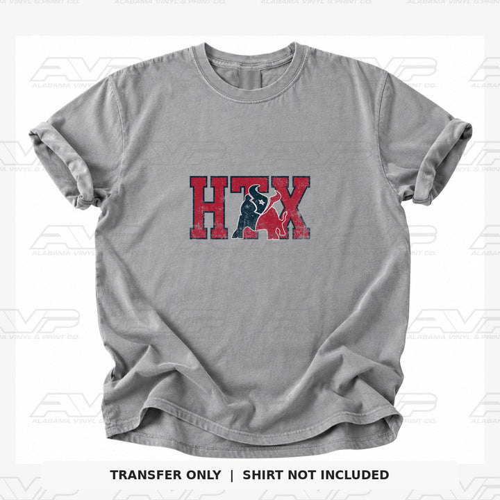 Houston Texans Vintage Alabama Vinyl & Print Co.
