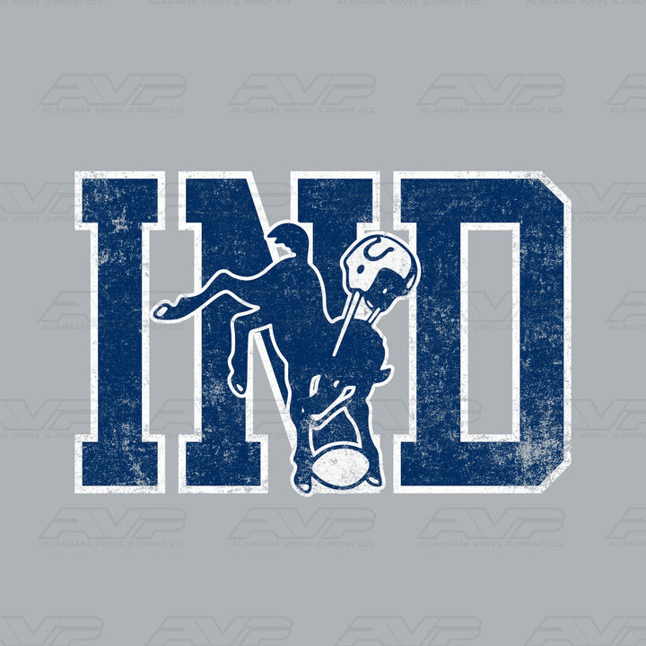 Indianapolis Colts Vintage Alabama Vinyl & Print Co.