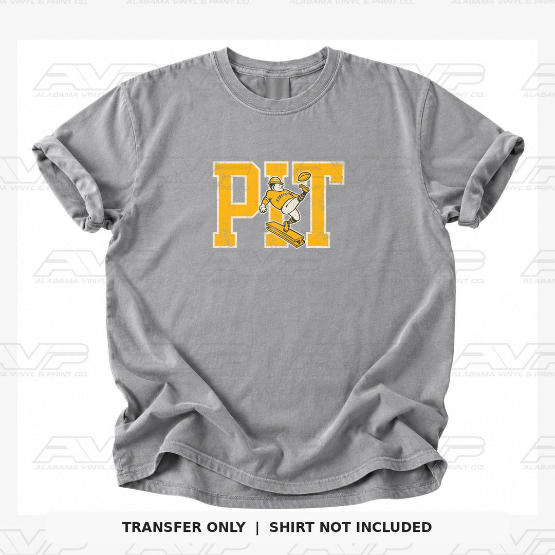 Pittsburgh Steelers Vintage Alabama Vinyl & Print Co.