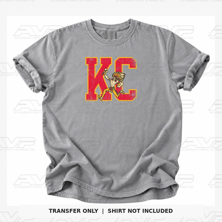 Kansas City Chiefs Vintage Alabama Vinyl & Print Co.