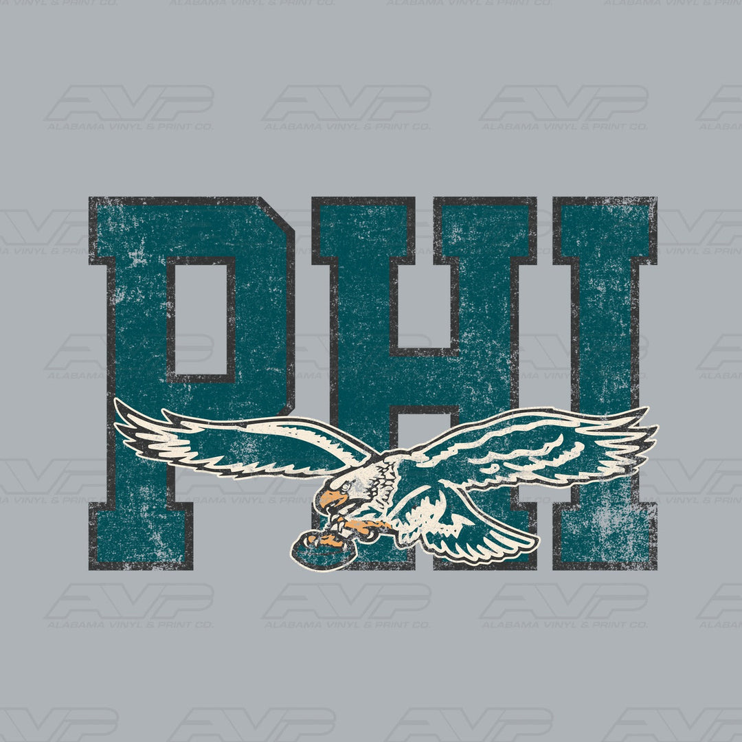 Philadelphia Eagles Vintage Alabama Vinyl & Print Co.