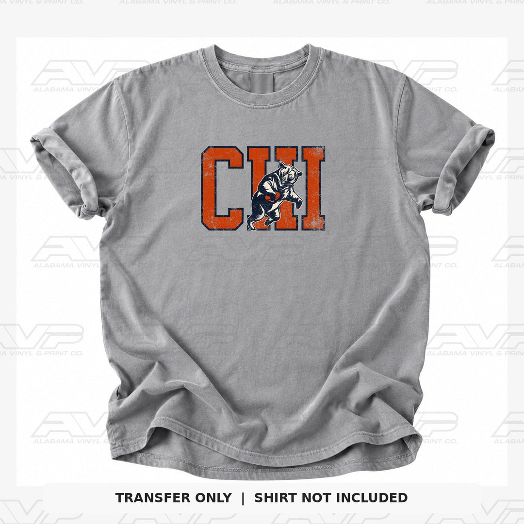 Chicago Bears Vintage Alabama Vinyl & Print Co.