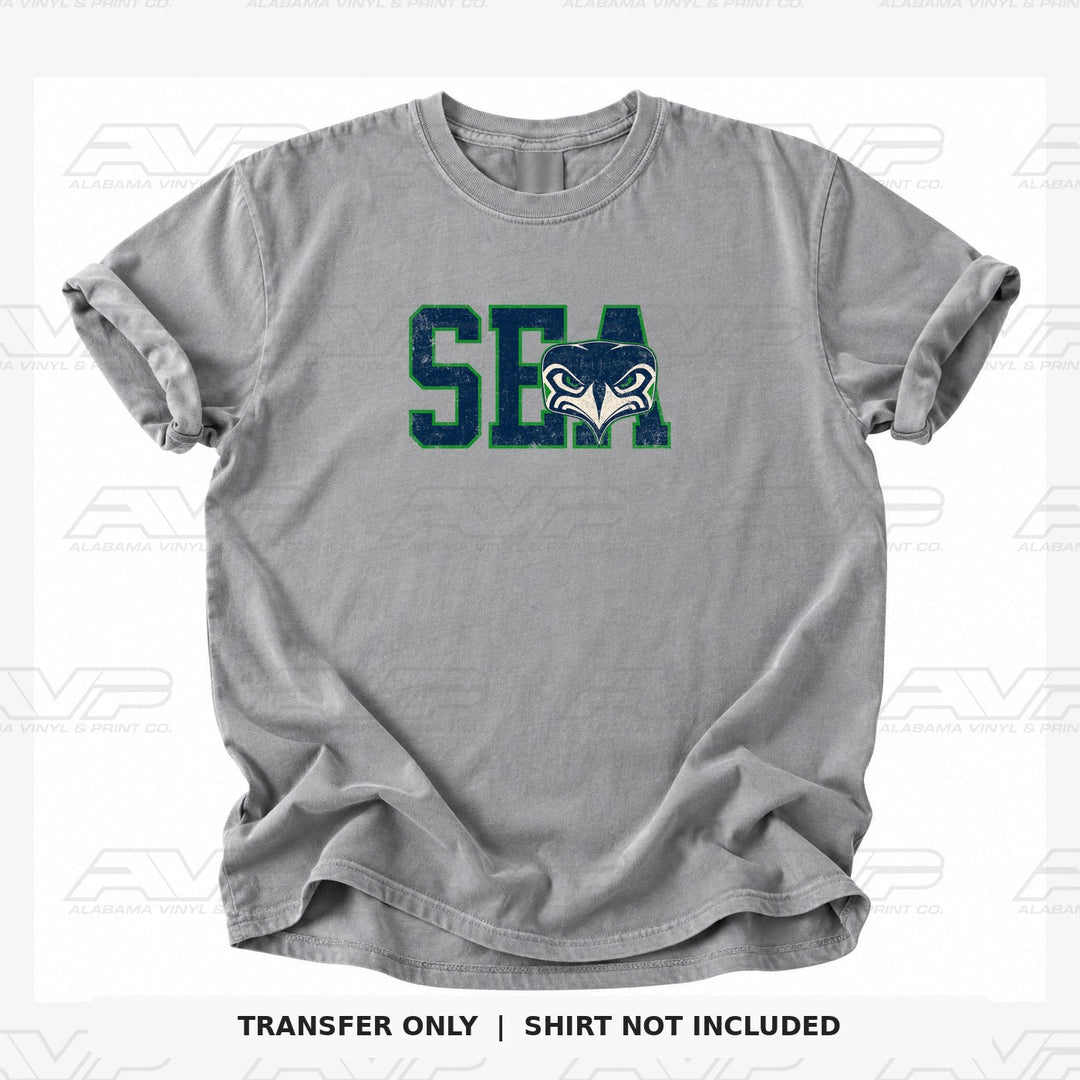 Seattle Seahawks Vintage Alabama Vinyl & Print Co.