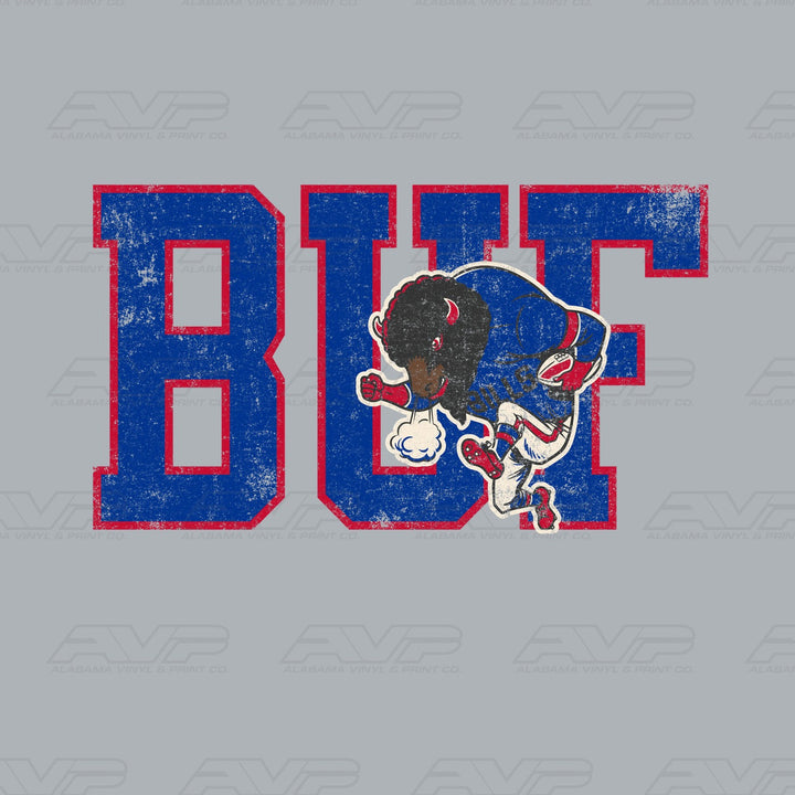 Buffalo Bills Vintage Alabama Vinyl & Print Co.