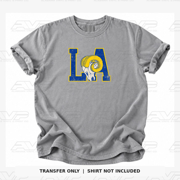 Los Angeles Rams Vintage Alabama Vinyl & Print Co.