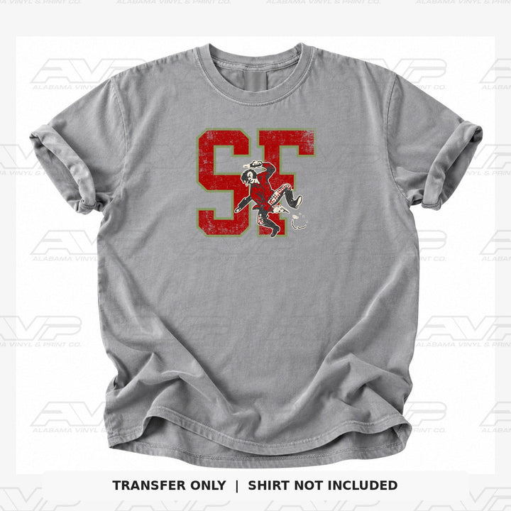 San Francisco 49ers Vintage Alabama Vinyl & Print Co.
