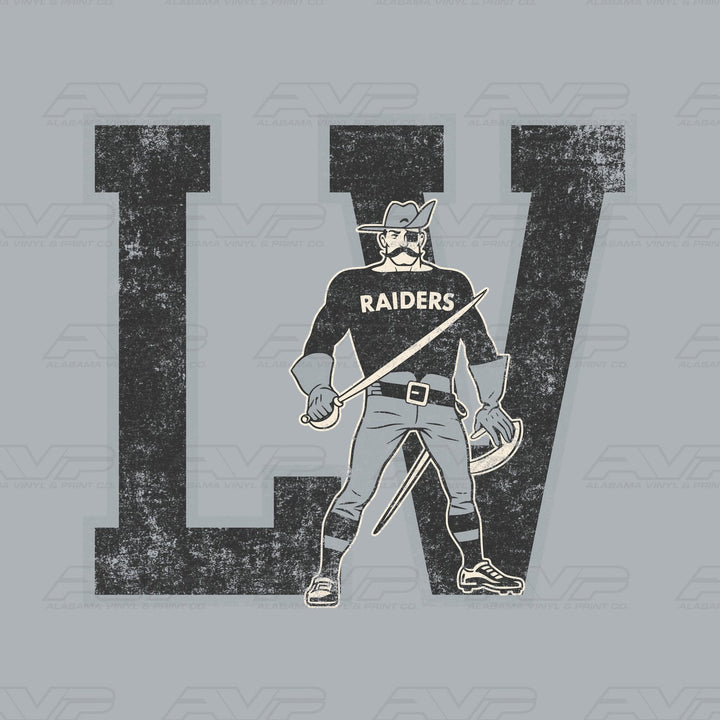Las Vegas Raiders Vintage Alabama Vinyl & Print Co.