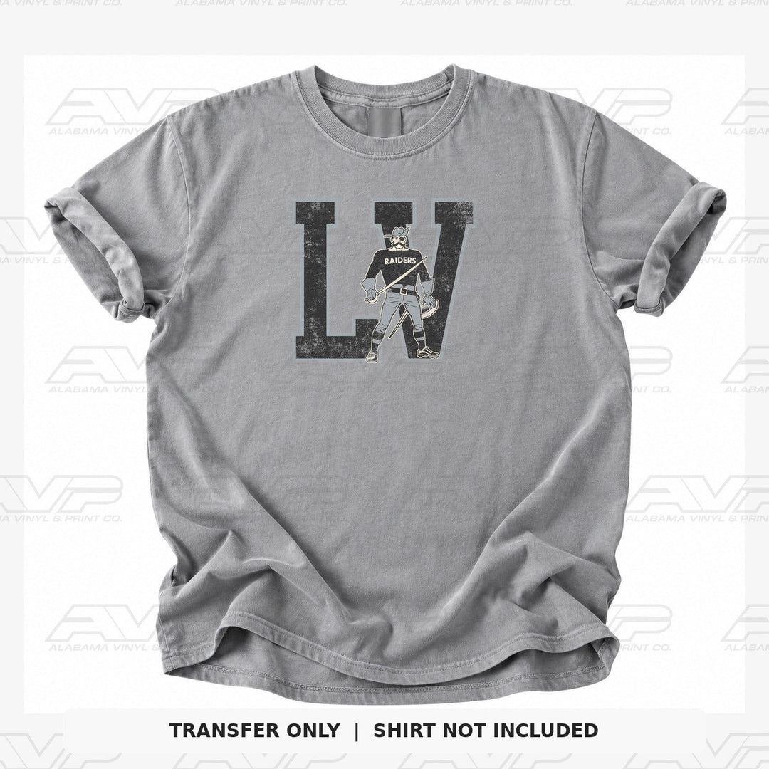 Las Vegas Raiders Vintage Alabama Vinyl & Print Co.