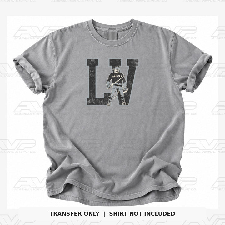 Las Vegas Raiders Vintage Alabama Vinyl & Print Co.