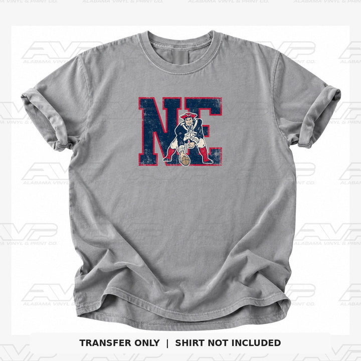 New England Patriots Vintage Alabama Vinyl & Print Co.