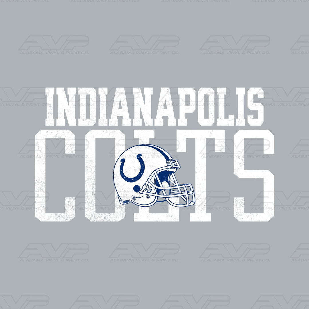 Indianapolis Colts Tall Varsity Font Alabama Vinyl & Print Co.
