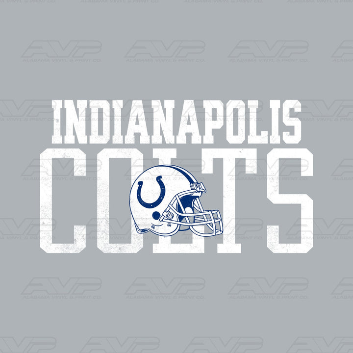 Indianapolis Colts Tall Varsity Font Alabama Vinyl & Print Co.